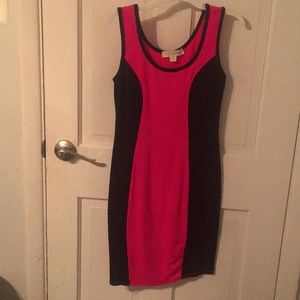Pink&black dress